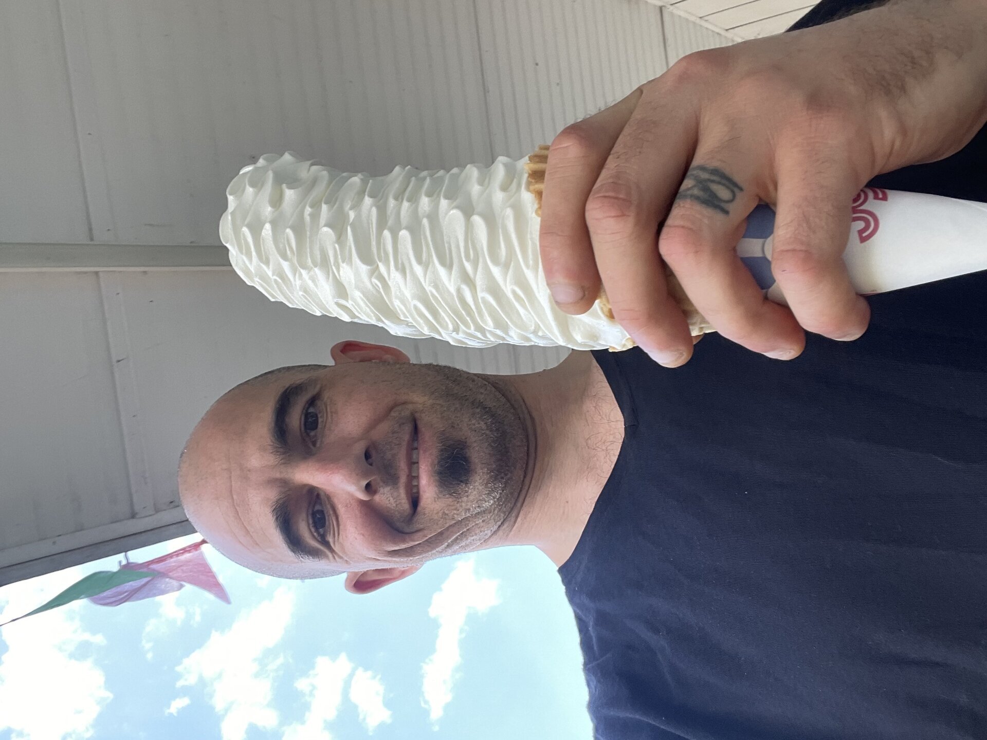 King Kone. Merrimack NH. Large Vanilla Soft Serve. 7.7.24.